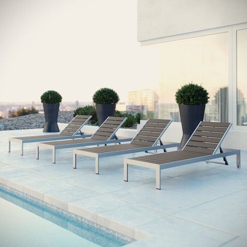 Modway shore chaise outdoor - shore,